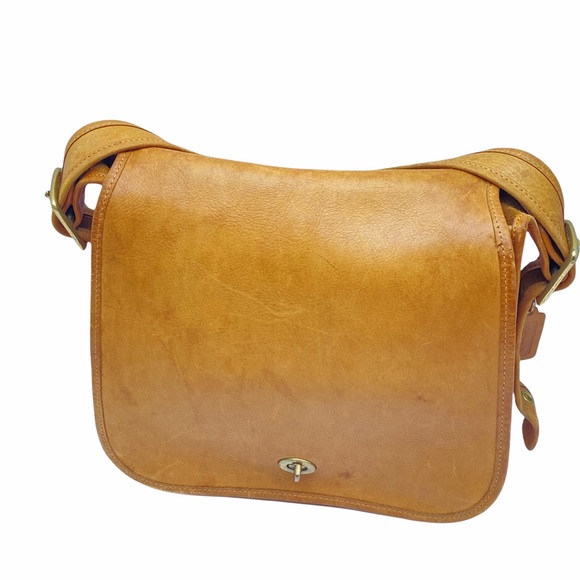 COPY - Vintage leather coach bag - Picture 1 of 10